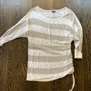 Express Knit 3/4 dolman sleeve top